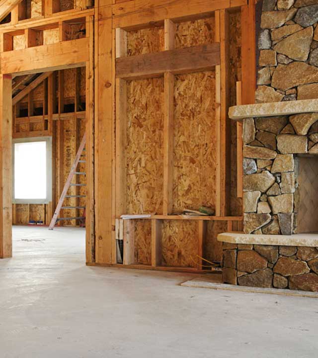 Room addition framing in progress