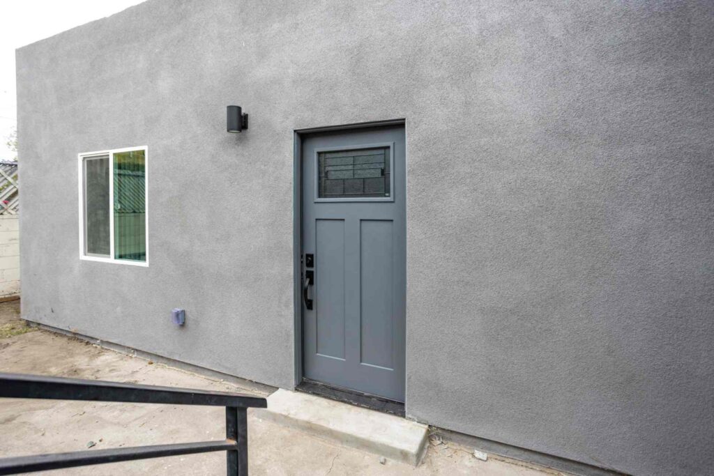 Detached ADU home construction exterior in Los Angeles
