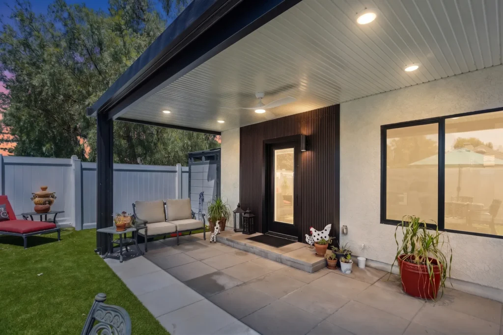 New home construction detached unit with covered patio in Thousand Oaks